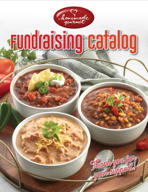 homemade gourmet fundraiser for schools and sports teams meal products