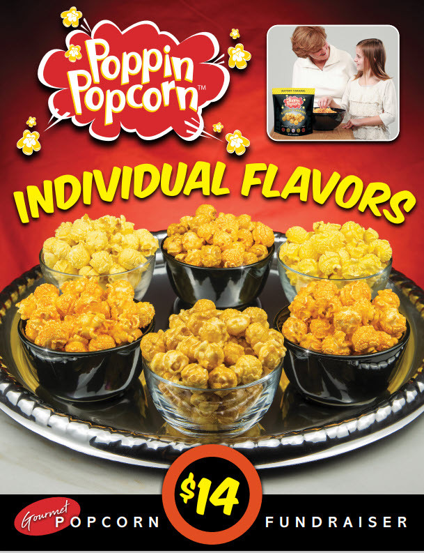 $14 popcorn fundraiser program for schools and sports teams poppin popcorn