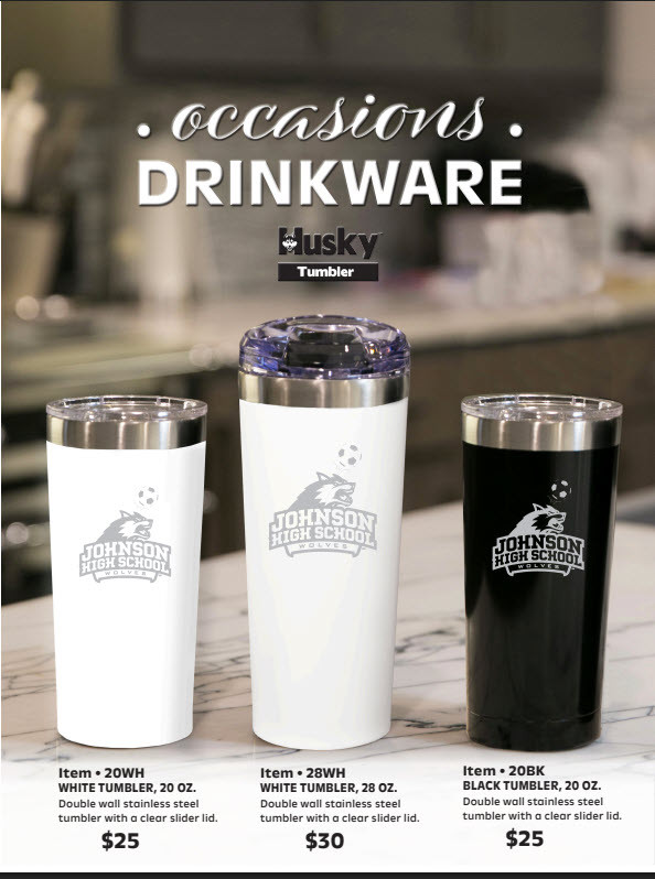 custom school spirit drinkware fundraiser for schools and sports teams