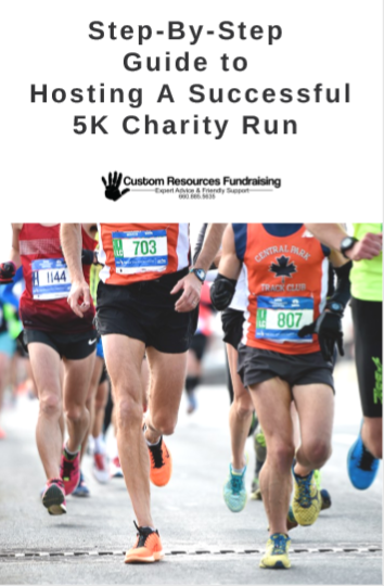 5k charity run fundraiser event with participants running