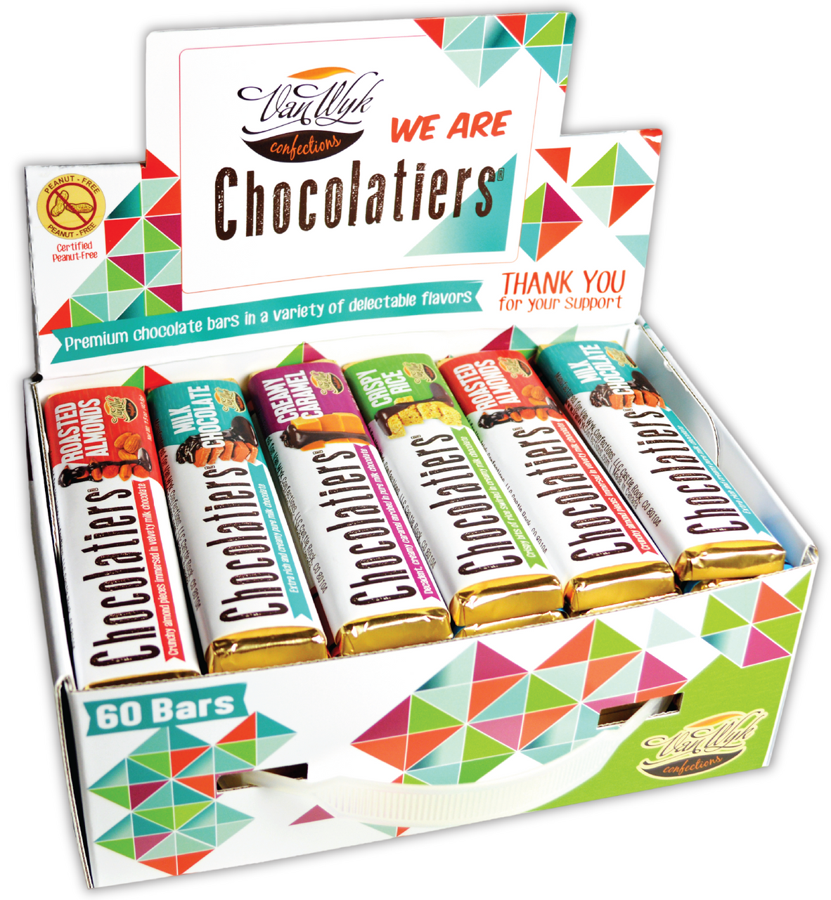 $2 Chocolatiers Variety Pack Chocolate Bars - Tom-Wat Fundraising