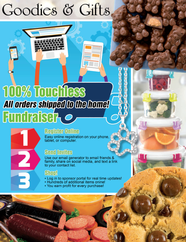 online fundraiser for schools goodies and gifts program