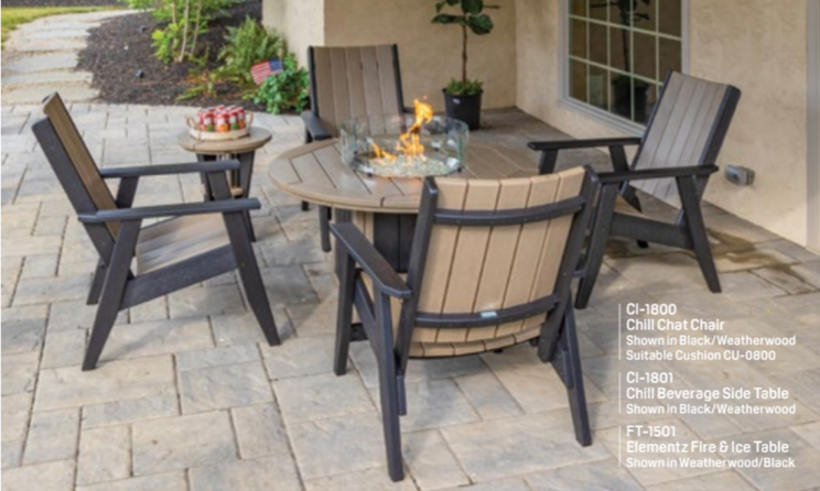 Breezesta 6 Piece Chill Chair Table Collection