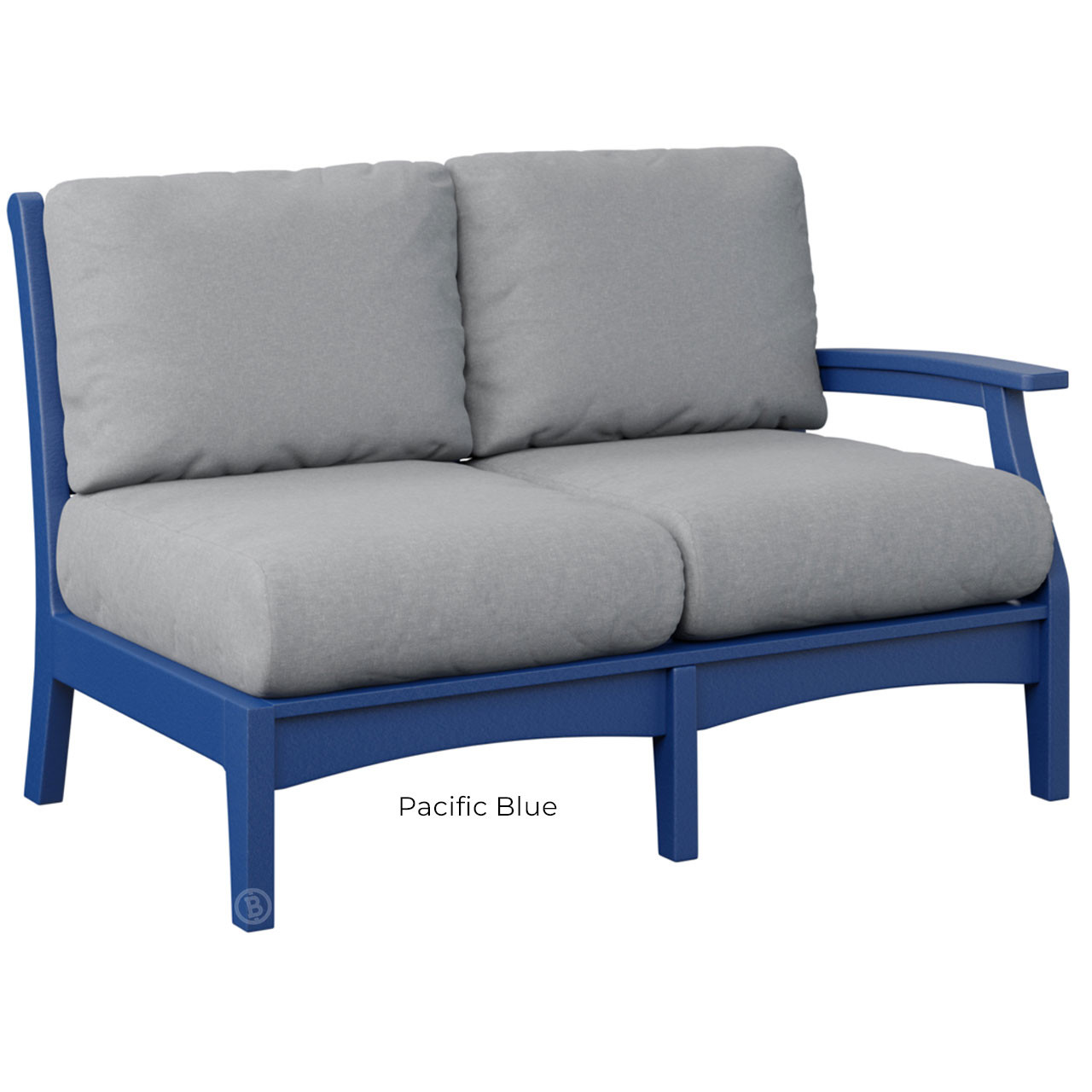 Berlin Gardens Classic Terrace Left Arm Loveseat - CTLSL5334