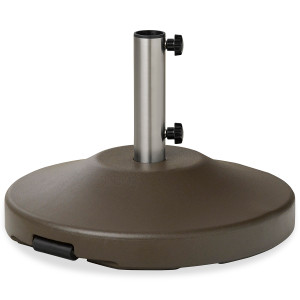 Telescope Umbrella Base & Accessories 21" Round Weighted Base w/ Wheels