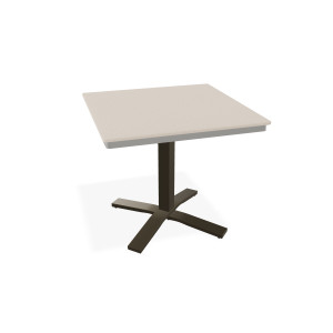 Telescope Bar Height 32" Square Table w/ Pedestal