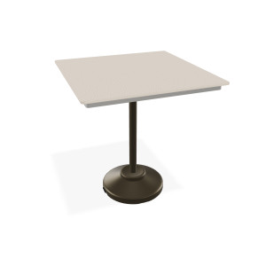 Telescope Bar Height 36" Square MGP Top Table w/ 80lb Pedestal