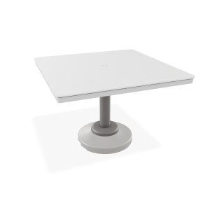 Telescope Bar Height 42" Square Origins Top Table w/ 80lb Base