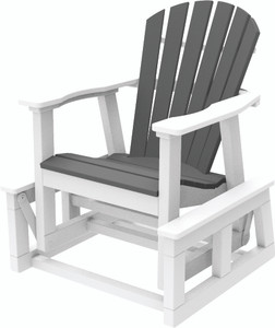 Seaside Casual Adirondack Shellback Single Glider - SC-116