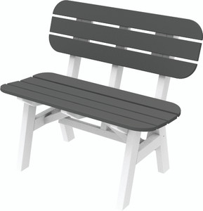 Seaside Casual Portsmouth 3 ft Bench - SC-044