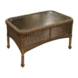 NorthCape Darby Rectangle Coffee Table Glass Top - NC285CT-REC-GL