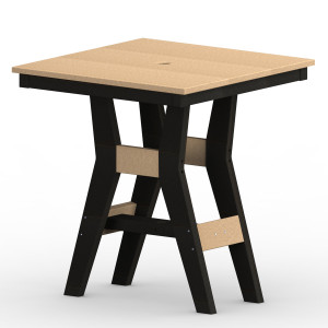 Berlin Gardens Harbor Bar Tables Standard Top 28" Square Bar Table