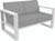Seaside Casual MIA Love Seat - SC-701