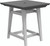 Seaside Casual MAD Dining Table 33 Inch x 33 Inch - SC-277