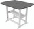 Seaside Casual Portsmouth Bar Table 42 Inch x 56 - SC-085