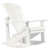 C. R. Plastics Adirondack Rocker - White