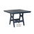 Berlin Gardens Harbor Bar Tables Standard Top 44" Square Bar Table - HST0044B
