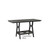 Berlin Gardens Harbor Bar Tables Standard Top 33" x 66" Rectangular Bar Table - HRT3366B