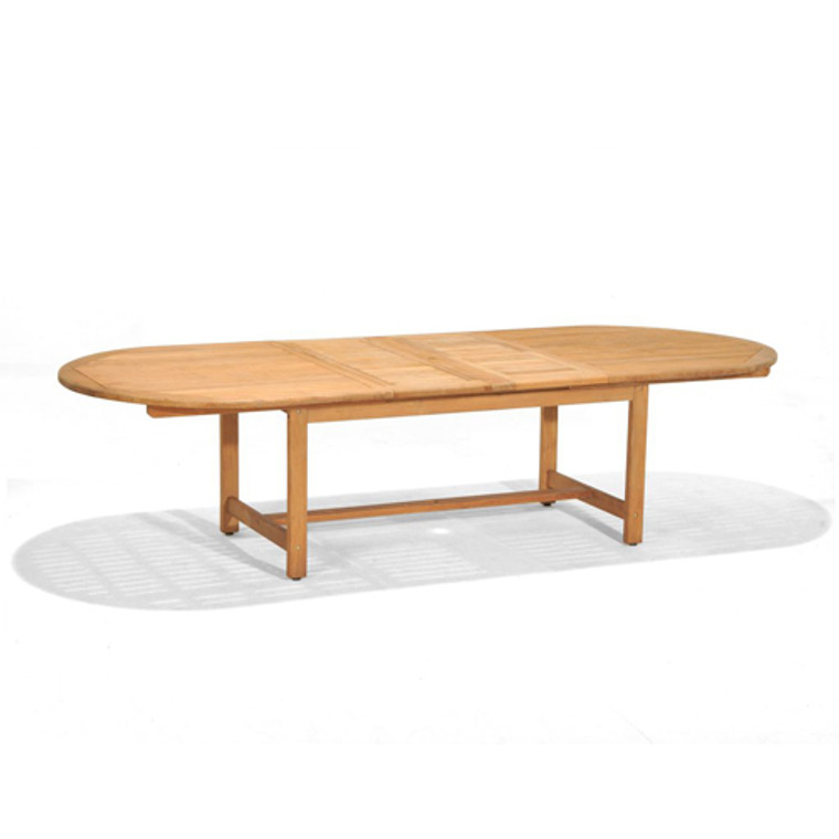 NorthCape Teak Anderson 87-118 Inch Extension Dining Table