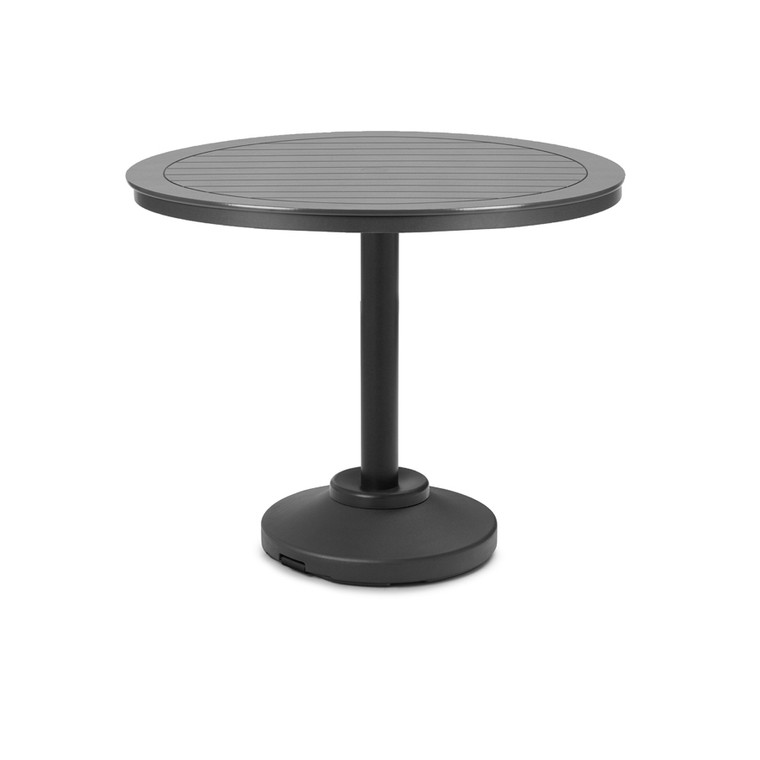Telescope Dining Height 48" Round Value Hammered Table w/ 120lb Pedestal