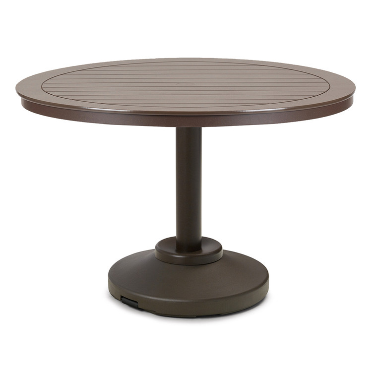 Telescope Dining Height 48" Round MGP Top Table w/ 120lb Pedestal