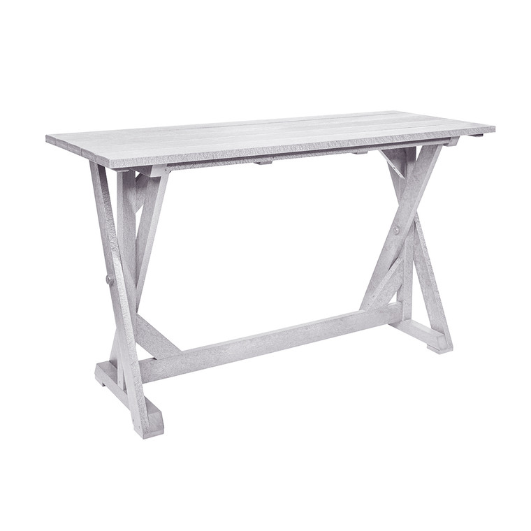 C. R. Plastics Harvest Bar Table - White