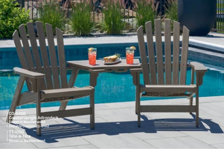 Breezesta 3 Piece Coastal Adirondack Collection