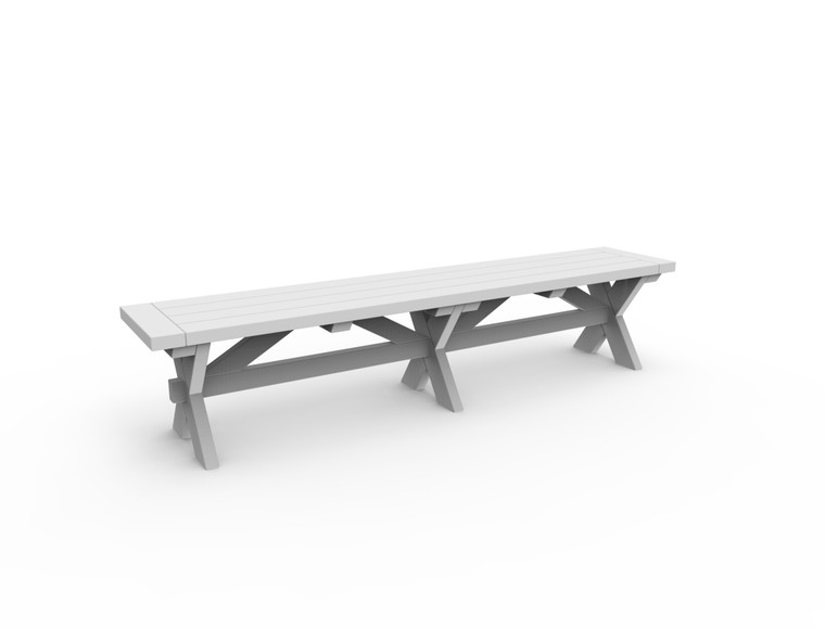 Seaside Casual Sonoma 76 Inch Dining Bench