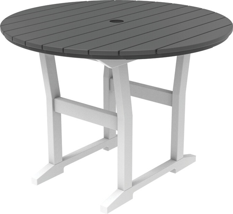 Seaside Casual Coastline Cafe Round Dining Table