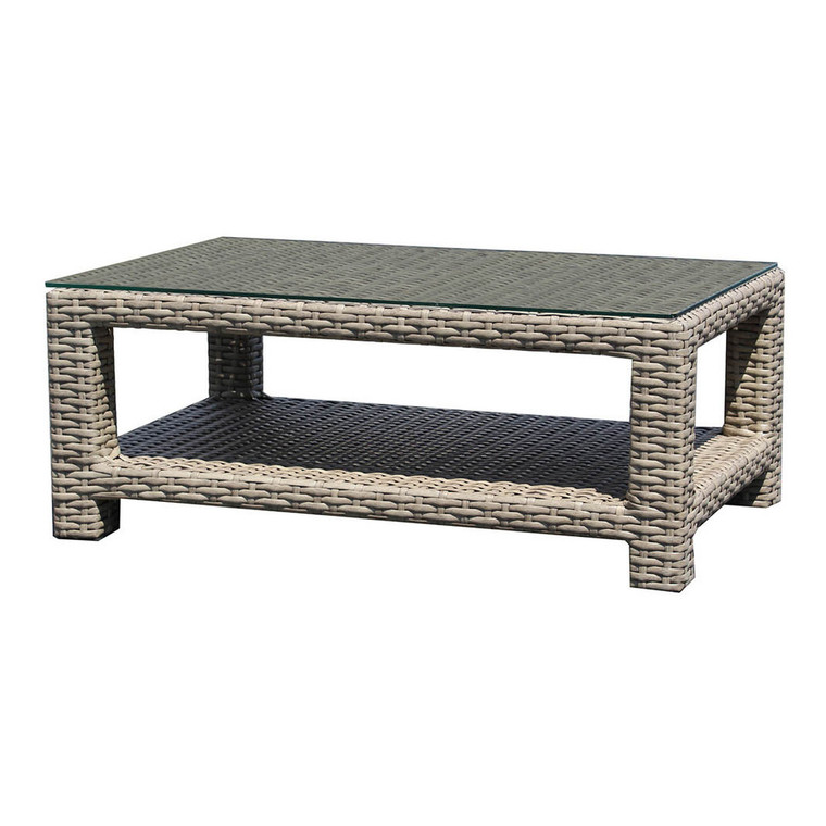 NorthCape Grand Stafford Rectangle Coffee Table with Bottom Shelf - NC4331CT-REC