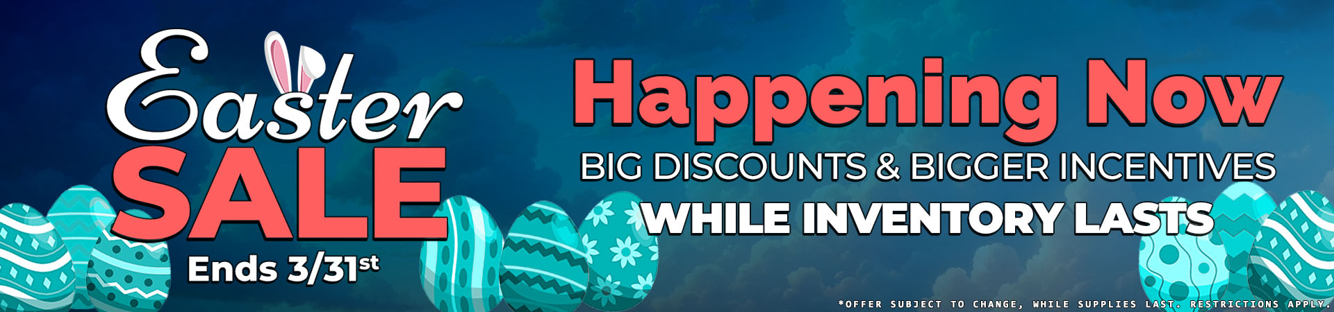 Easter Sale Banner