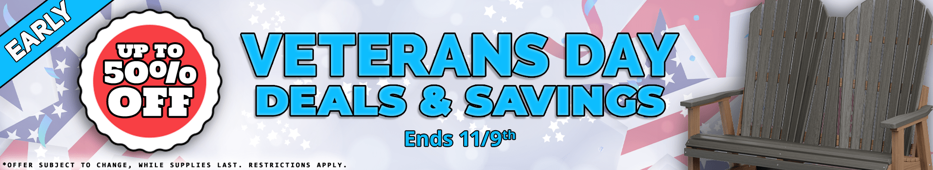 Veterans Day Sale