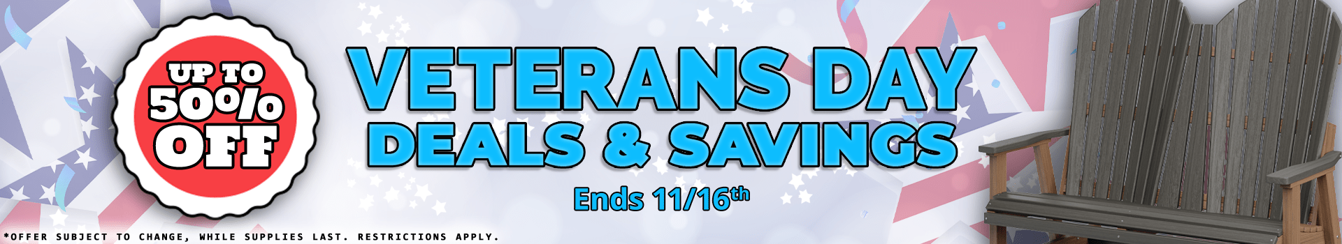 Veterans Day Sale