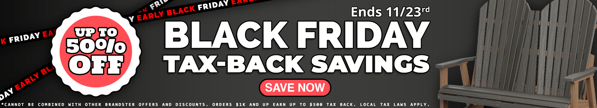Black Friday Tax Back Sale