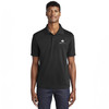 Model wearing Sport-Tek® PosiCharge® RacerMesh® Polo with Watkins Wellness embroidered logo on a white background.