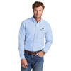 Model wearing is Newport Blue Brooks Brothers® Casual Oxford Cloth Shirt.