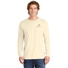 Model wearing is Ivory Comfort Colors ® Heavyweight Ring Spun Long Sleeve Tee.