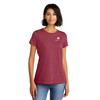 Model is wearing Heathered Cardinal District ® Women’s Very Important Tee ® Shirt.