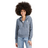 Model is wearing Navy Frost District® Women’s Perfect Tri® Fleece 1/2-Zip Pullover