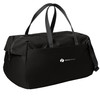 Mercer+Mettle® Claremont Duffel bag in black color side view.