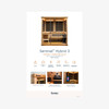 Sentinel Hybrid 3 Sauna Display Sign - 11" x 17"
