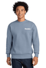 Finnleo embroidered crewneck sweatshirt in Stonewash Denim