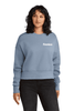 Finnleo embroidered crewneck sweatshirt in Stonewash Denim