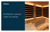 Authentic sauna banner 
