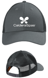 Caldera CornerStone Canvas Mesh Back Cap in Charcoal color