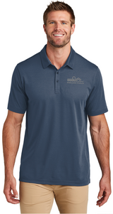 Man wearing Insignia Blue TM Bayfront Polo