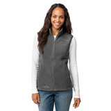 Women wearing Grey Color Eddie Bauer® Ladies Fleece Vest