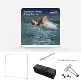 Caldera Emerge Cold 8X8 ft Tension Display and accessories.