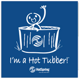 "I'm a Hot Tubber" Decal