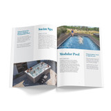 Inside pages of Endless Pools Modular Intro Brochure - Rev A _ 2025 mockup. 
